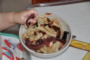Octopus Pasta BLW